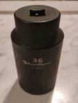 Ever-tough 36 Mm Deep Well Impact Socket Anti Rounding Six (6) Point Design. Fixed Price $19.90.