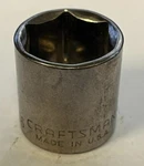 Craftsman -g1- 43008 13/16" 6pt 3/8" Drive Socket. Fixed Price $7.99.