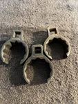 Snap On Tools 1/2" Drive Deep Flare Nut Crowfoot Socket Wrench 3 Pc Set. Fixed Price $125.95.