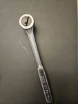 Craftsman 1/2" Drive Thumbwheel Ratchet, Push Button Release, 1971, 44978, Usa. Fixed Price $26.50.