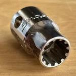 Snap On 3/8" Hex Shallow Socket Drive Spline Fes120 Sae #12 Usa Read. Fixed Price $21.95.
