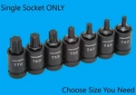 Craftsman 1/2" Drive Impact Torx Bit Sockets Choose Your Size Single Socket New. Fixed Price $16.95.