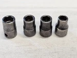 4 Snap-on Impact Socket Sae 3/8" Drive 6 Point 7/16 5/16 Imf140a 120a 100a. Fixed Price $36.48.
