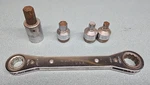 Williams Rb-2024 Ratchet Wrench Sa-18 Socket As-616,612 (2) Hex Bit Sockets. Fixed Price $39.00.