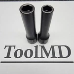 Snap-on Tools 1/2" Drive Sae 6pt Deep 3/8" 7/16" Impact Sockets Sim120a Sim140a. Fixed Price $99.95.