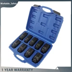 9pcs 29-38mm Drive Metric Axle Hub Nut Socket Deep Impact Tool 1/2" Kit. Fixed Price $32.23.