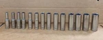 Matco Silver Eagle 14 Pc 3/8" Drive 6 Pt Sockets (6mm Bdse6m6- 19mm Bdse19m6).. Fixed Price $140.00.