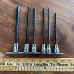 Vintage Rare Snap On Extra Long Hex Bit Socket Set *good* Condition. Fixed Price $207.99.