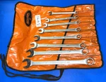 Williams Tools Vintage 8 Piece Sae Superrench Combo Wrench Set In Kit Bag. Fixed Price $190.00.