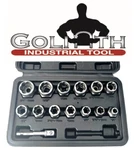14pc Goliath Industrial Impact Bolt Out Extractor Socket Set Nut Remover #bes14. Fixed Price $29.99.