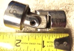 11/16" Craftsman Usa 3/8" Dr 12 Point Flex Swivel Socket 43257 -v- Vtg Tool. Fixed Price $3.79.