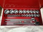 Proto J57104a 1" Drive 12-point Sae Socket Set 29 Pc 1-1/16" To 3-1/2" Range. Fixed Price $2699.10.