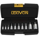 Lexivon Xzn Triple Square Spline Bit Socket Set, Premium M4 - M18, Black. Fixed Price $35.90.