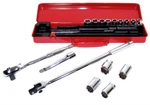 17 Pc 1/2" Drive Socket Set Metric Chrome Vanadium Heavy Duty Drop Forge Mm. Fixed Price $149.99.