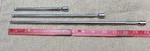 Three Snap-on 1/4" Drive Tmxk6 6", Tmxk100 10" & Tmxk140 14" Knurled Extensions. Fixed Price $75.00.