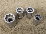 4 Proto Professional 8 Point Star Socket Sae 3/4 1/2" 5424s 5416s Drive. Fixed Price $35.62.