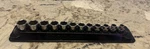 Snap-on Fsm81-fsm191 8-19mm 12 Piece 3/8" Drive 6-point Shallow Socket Set *79*. Fixed Price $179.99.