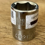 Cornwell 17mm Socket 3/8" Drive 6 Point Bluepower Cbp211m New Open Box. Fixed Price $13.99.