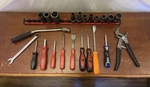 Snap-on & Mac Tools With 3/8" Dr. Sae Swivel Sockets Fhbf80a Flexhead. Fixed Price $500.00.