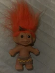 Vtg 90s Russ Troll Doll 3"-indian Brave Native American - #18504 Free Ship. Fixed Price $12.15.