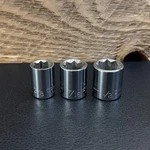 Craftsman Usa 3/8 Drive Sae Socket Set 7/16 1/2 3pc 8pt G Series -g- 4434x. Fixed Price $16.99.