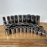 Gearwrench 3/8" Drive Metric 6 Point 26 Pc. Deep/shallow Socket Set. Fixed Price $62.95.