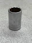 Vintage Easco Us 1/2" Drive 12 Point 11/16" Socket Part #53 3122 Made In Usa. Fixed Price $9.90.