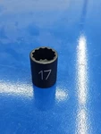 New Matco Tools Bp17m2v, 3/8" Dr 17mm Impact Socket Shallow 12 Pt Usa. Fixed Price $24.00.