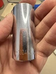 Proto Challenger Chrome Deep Socket, 3/8" Drive, 6 Point, 3/4" Sae, #1324-h. Fixed Price $7.45.
