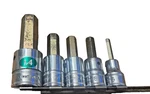 Snap-on 5 Metric Hex Allen Bit Socket Set - 3/8" Drive 5mm To 14mm 211efamy. Fixed Price $75.00.