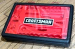 Craftsman Tools Case Only 3/8" Drive Metric Sae Socket Ratchet Set Storage Tray. Fixed Price $24.50.