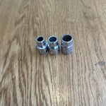 Mac (5/16", 3/8", 7/16") Lot Of 3 Shallow 3/8 Drive 6 Point Sockets. Fixed Price $13.50.
