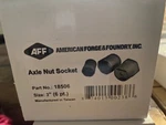 Aff 3" 6 Point Wheel Bearing Locknut Socket, 3/4" Drive, 18506 (new). Fixed Price $45.57.