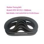 Timing Belt Htd 3m Rubber Closed Loop Width 2mm-25mm Drive. Fixed Price $14.69.