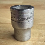 New Britain Tools 3/8" Shallow Socket Drive 6 Point Nb612 Vtg Usa. Fixed Price $8.95.