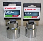 (2) Jobsmart Sockets 1 13/16" & 1/2" Chrome 12 Point New. Fixed Price $20.00.