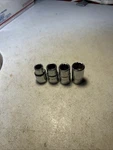 Mac Tools - Lot Of 4 Shallow Metric Sockets, 1/2 Drive,12pt (11mm,13mm,14,16mm). Fixed Price $32.20.