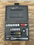 Vintage Craftsman Usa 1/4" & 3/8" Drive 21pc Sae Socket Set. Fixed Price $35.00.