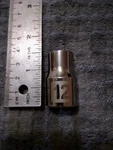 Craftsman Usa Nos 12mm, 12pt, 1/2"drive Socket #34064. Fixed Price $11.85.