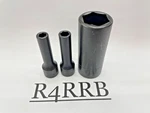 Snap-on Tools Usa New 3pc 3/8 Drive Metric Deep 6, 7, 20mm Impact Socket Lot Set. Fixed Price $109.95.