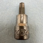 Mac - T45 Tamper Resistant Torx Impact Socket Driver,3/8 Drive, Xtpr45s Usa. Fixed Price $10.99.