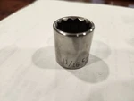 Vintage G2-44336 Craftsman 11/16" 3/8" Drive 12-point Socket. Fixed Price $5.95.