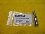 Dewalt 6mm X 1/4" Drive Deep Polished Chrome Socket 6 Point 86-094d. Fixed Price $11.00.