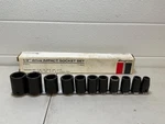 Snap On 311imy 11pc 1/2" Drive 6-point Sae Shallow Impact Socket Set (3/8 1"). Fixed Price $199.99.