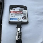Craftsman Max Axess 7/32" Pass Through Socket Sae 29223 1/4" Drive 6 Point Now. Fixed Price $10.00.