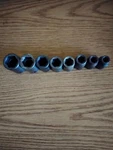 S.k Tools Socket 7/8"3/4"11/16"5/8"9/16"1/2"7/16"3/8" 6.p 1/2" Drive Usa Made. Fixed Price $65.00.