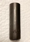 Craftsman Tools Usa Ee18659, 1/2" Dr. 11/16" Impact Socket, 3.2" Deep/high, 6pt.. Fixed Price $17.85.