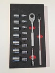 Proto Usa 18pc 1/2" Dr Ratchet & Socket Set 3/8" - 1-1/4 W/ Foam Tray New. Fixed Price $199.95.