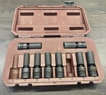 Used - Matco Sbdupm106v 10 Piece Metric Deep Swivel Impact Socket Set 19mm. Fixed Price $169.95.