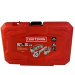 Craftsman 10 Piece Sae 6-point 3/8" Drive, Ratchet Wrench Mechanic Tool Set+case. Fixed Price $19.99.